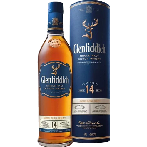 Glenfiddich 14 Year Old Bourbon Barrel Reserve – 750ML