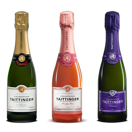 Taittinger Champagne Half Bottles Selection (3 x 37.5cl)