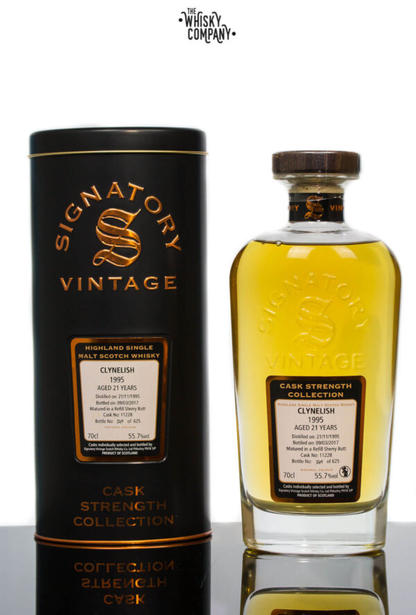 Clynelish 1995 Aged 21 Years Single Malt Scotch Whisky – Signatory Vintage (700ml)