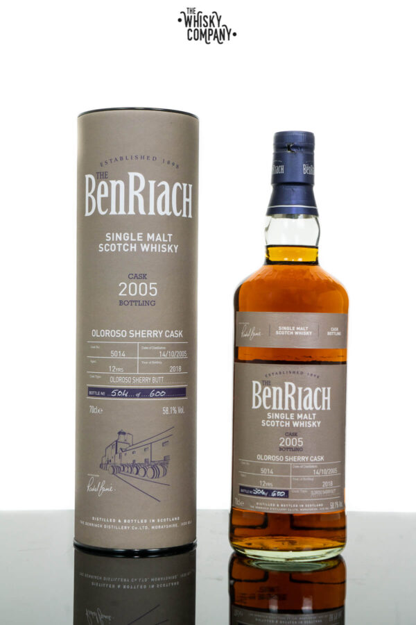 2005 The BenRiach 12 Years Old (Cask 5014) Single Cask Scotch Whisky (700ml)