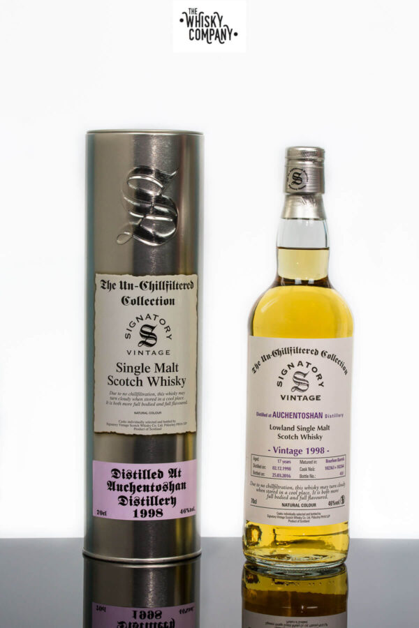 Auchentoshan 1998 Aged 17 Years Single Malt Scotch Whisky – Signatory Vintage (700ml)