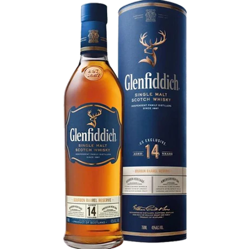 Glenfiddich 14 Year Old Bourbon Barrel Reserve – 750ML