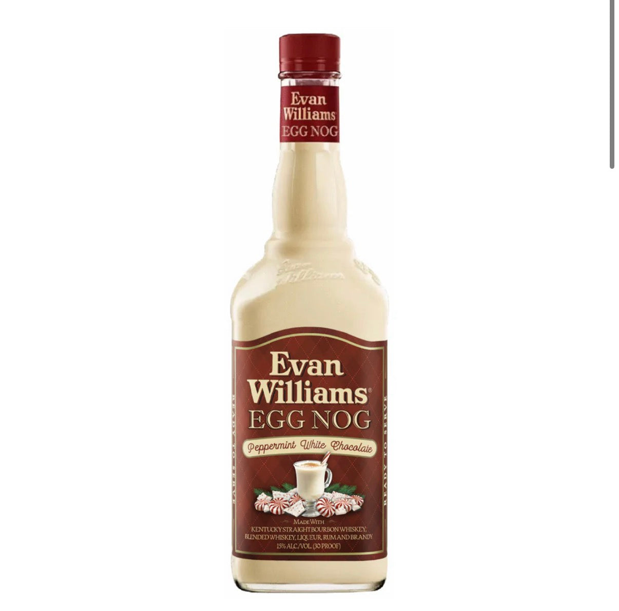 EVAN WILLIAMS PEPPERMINT WHITE CHOCOLATE EGG NOG