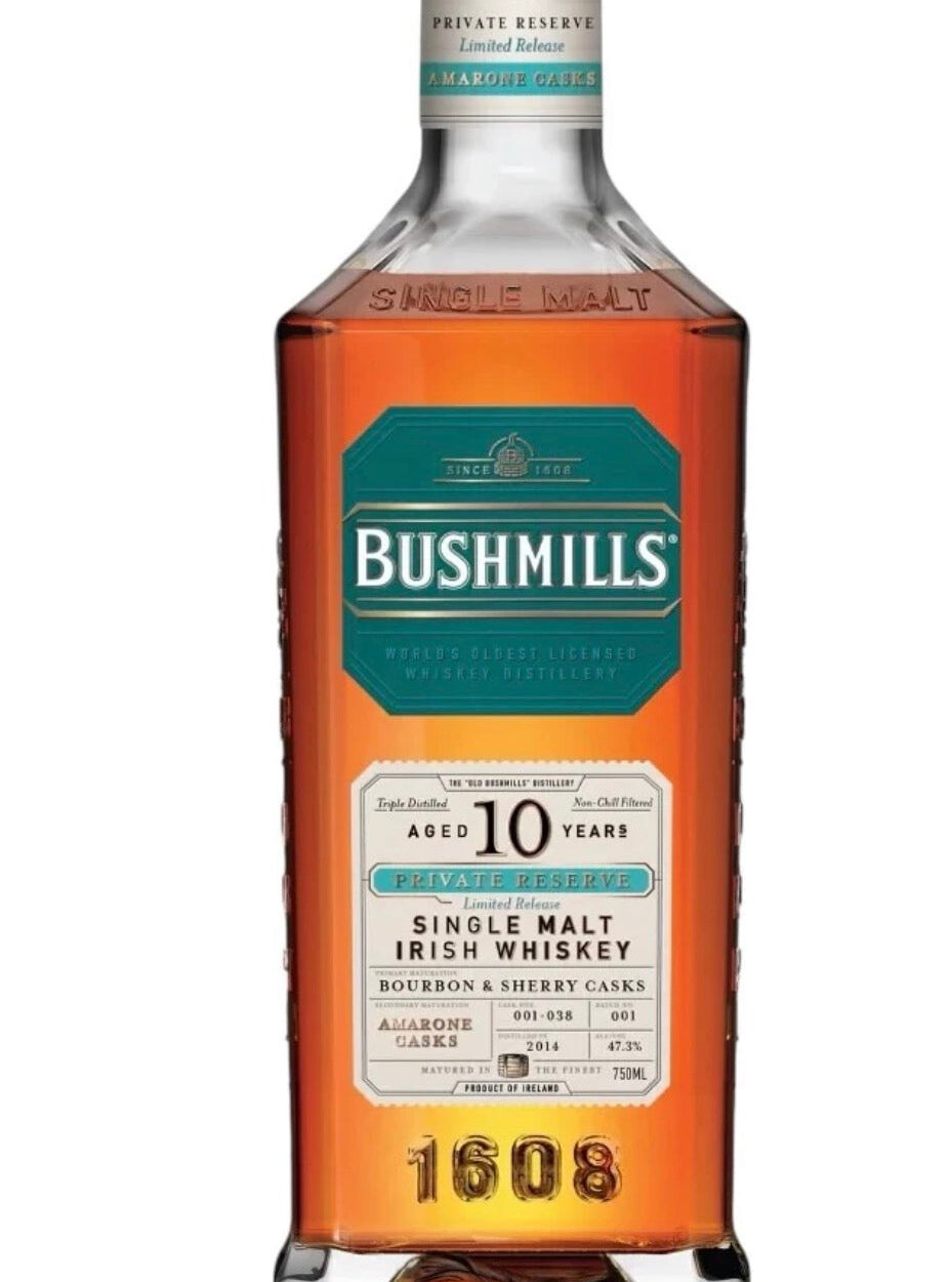 Bushmills 10 Year Single Malt Irish Whisky Amarone Cask