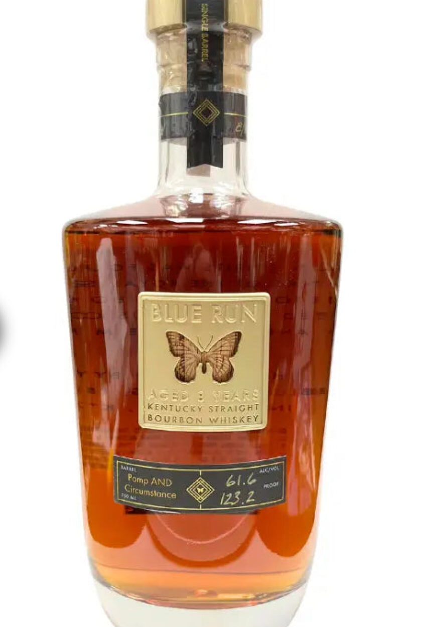 BLUE RUN 8 YEAR STRAIGHT BOURBON BARREL POMP AND CIRCUMSTANCE