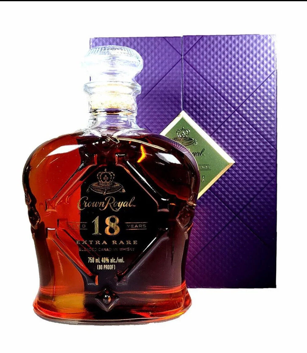 Crown Royal 18  Year Extra Rare Canadian Whisky 750ml