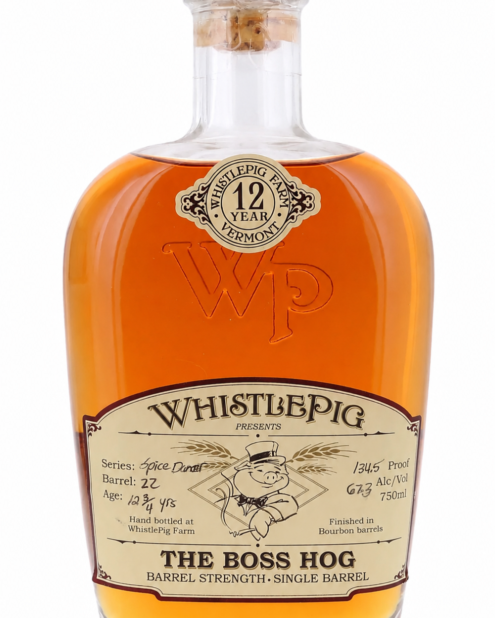 WhistlePig The Bosshog Spice Dancer Single Barrel 1st Edition