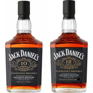 Jack Daniel's 10 & 12 Year Old Whiskey Value Bundle 700 mL
