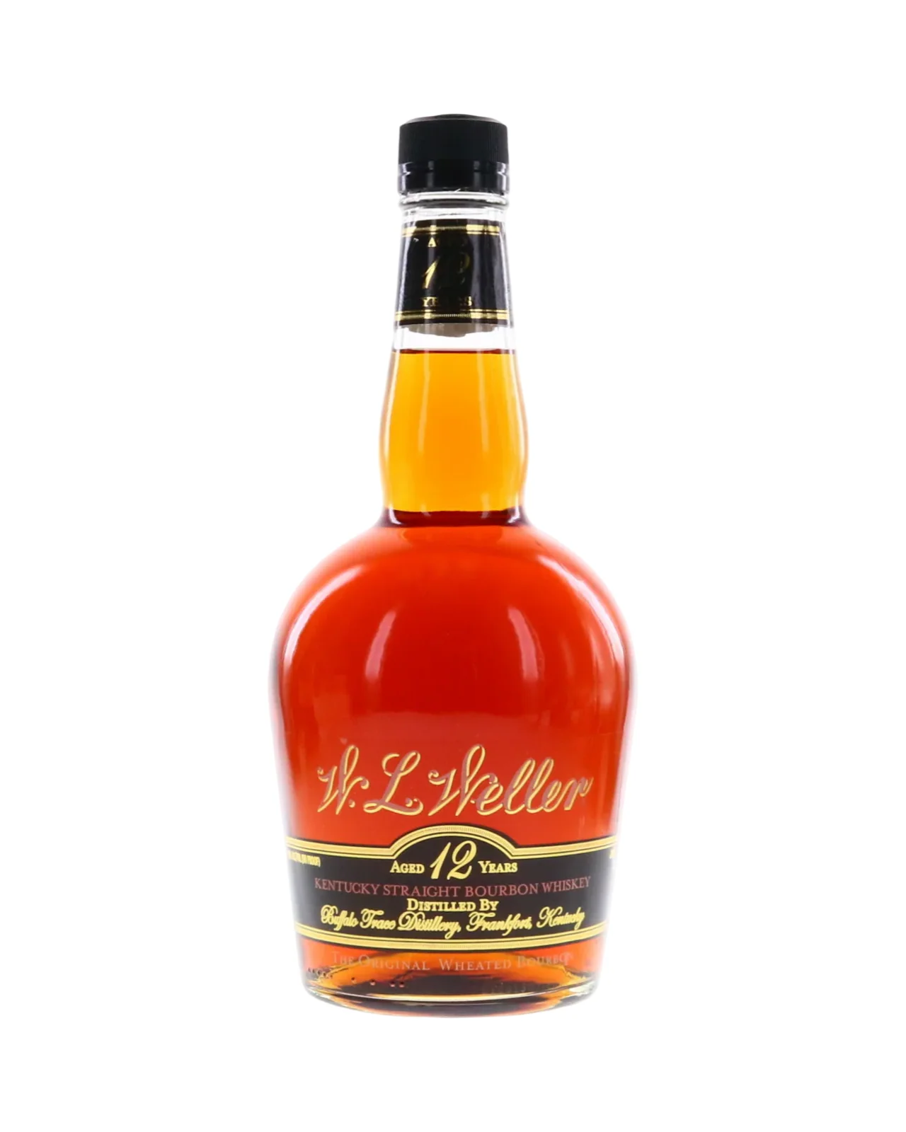 W. L. Weller 12 Year Old Bourbon 2013/2014 Old Round Squat Bottle 1L
