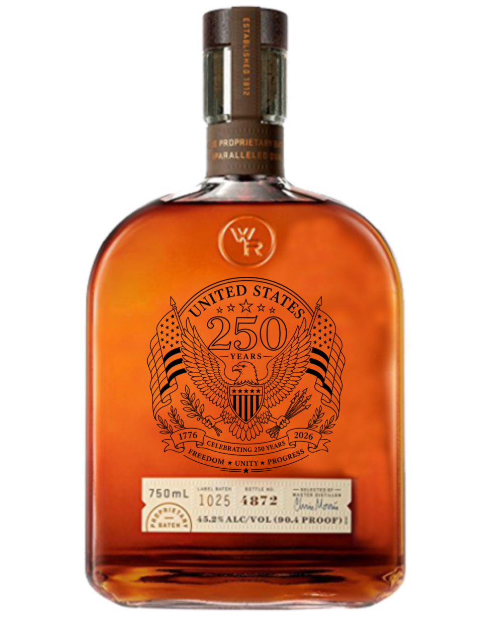 Engraved Woodford Reserve "America's 250th" 750mL
