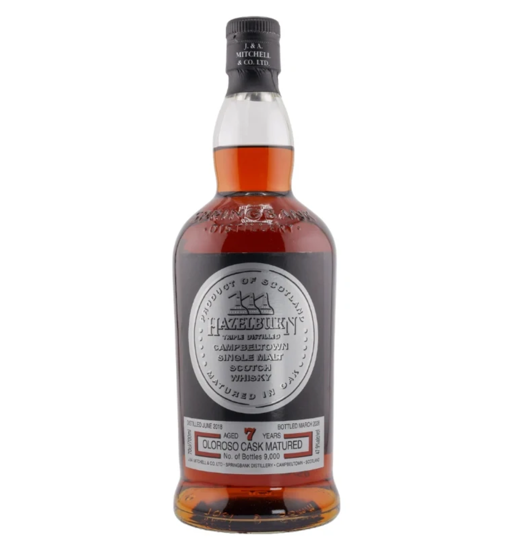 Hazelburn 7 Year Oloroso Sherry Cask Matured Scotch Whisky 700mL