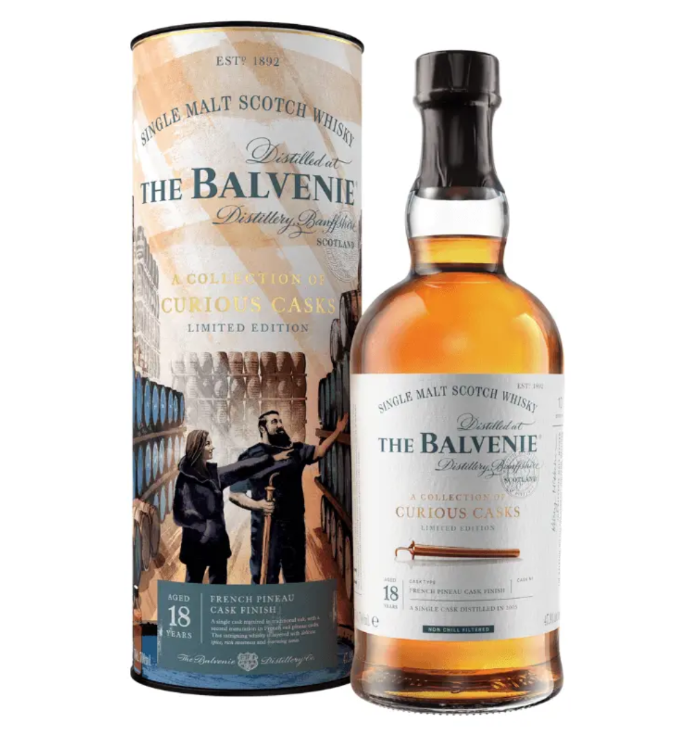The Balvenie 18 Year Old French Pineau Cask Scotch Whisky 750mL