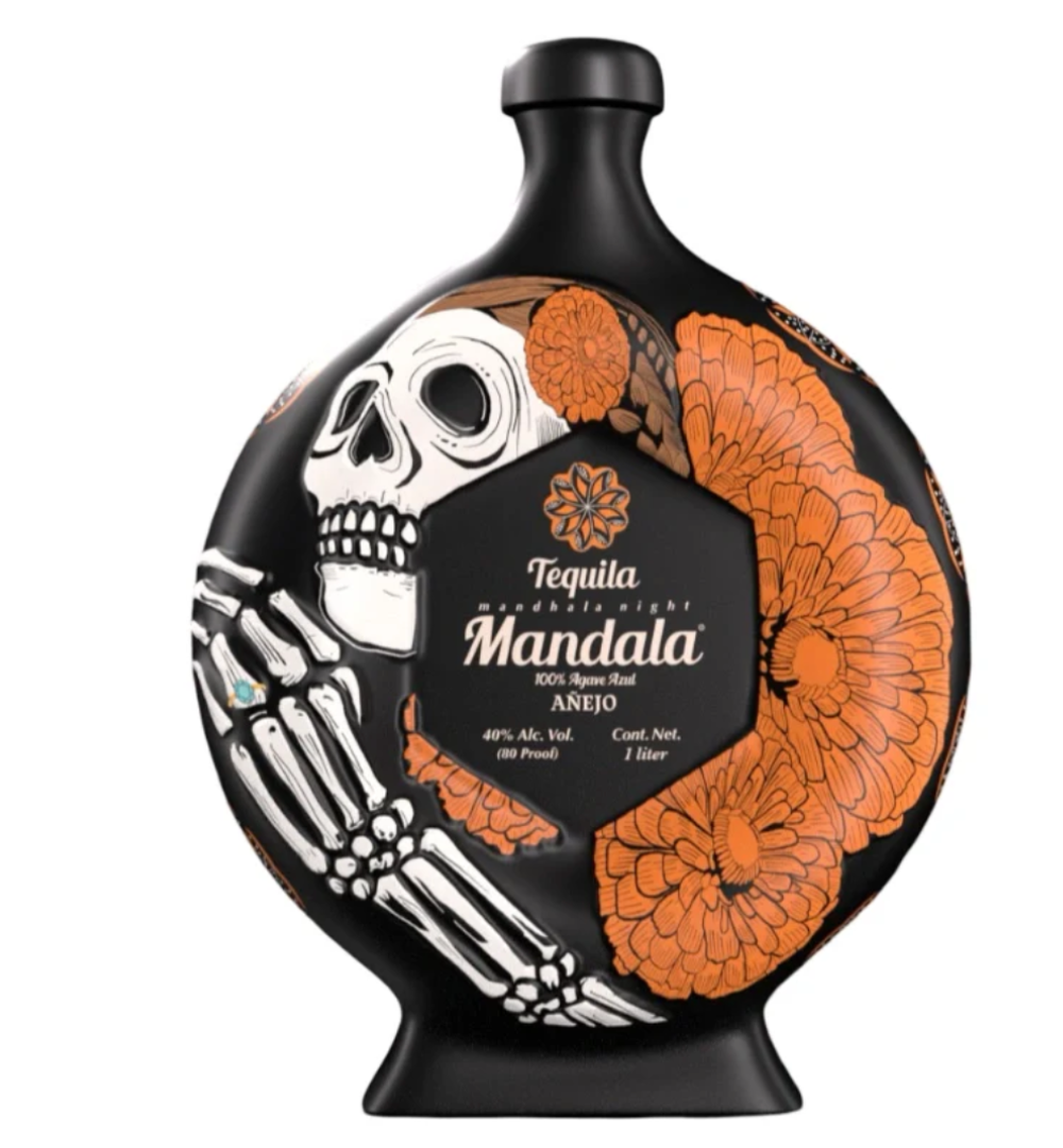 Mandala DÃa de Muertos Limited Edition "La Catrina" Tequila Añejo 2025 1L