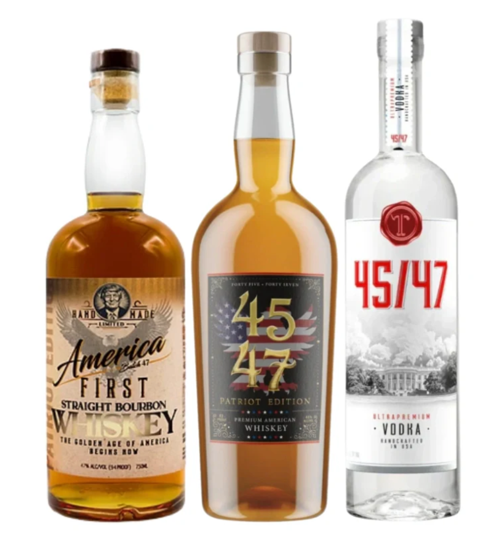 America First Bourbon, 4547 Patriot Edition, & T 45/47 Premium Vodka Bundle