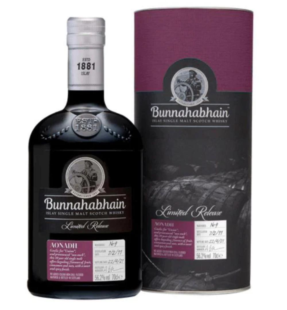 Bunnahabhain Aonadh Is 10 Year Single Malt Whisky 750mL