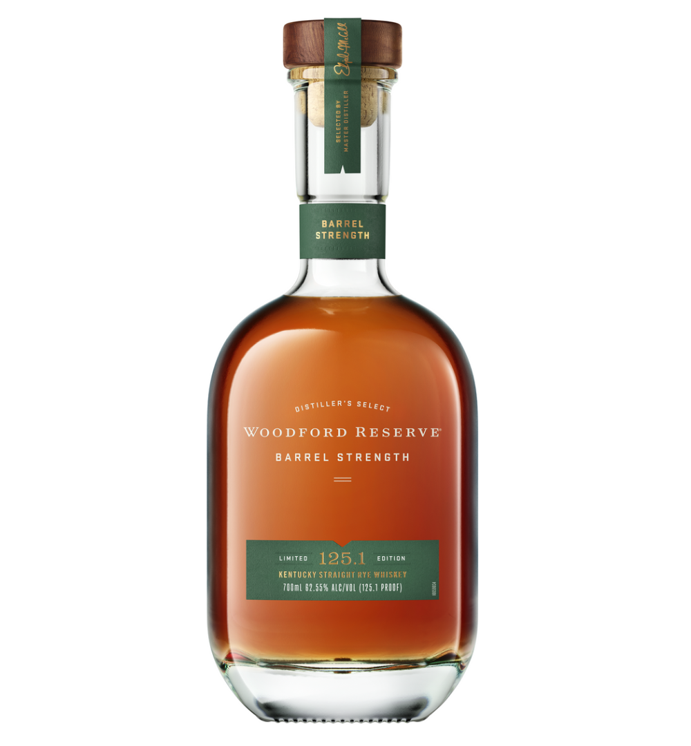2025 Woodford Reserve Barrel Strength Kentucky Straight Rye Whiskey 700ml
