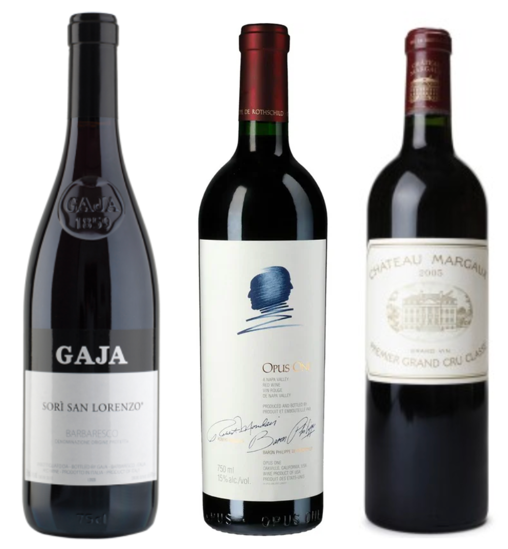 Gaja Sori San Lorenzo, Opus One & Chateau Margaux Margaux 2005 Value Bundle 750mL