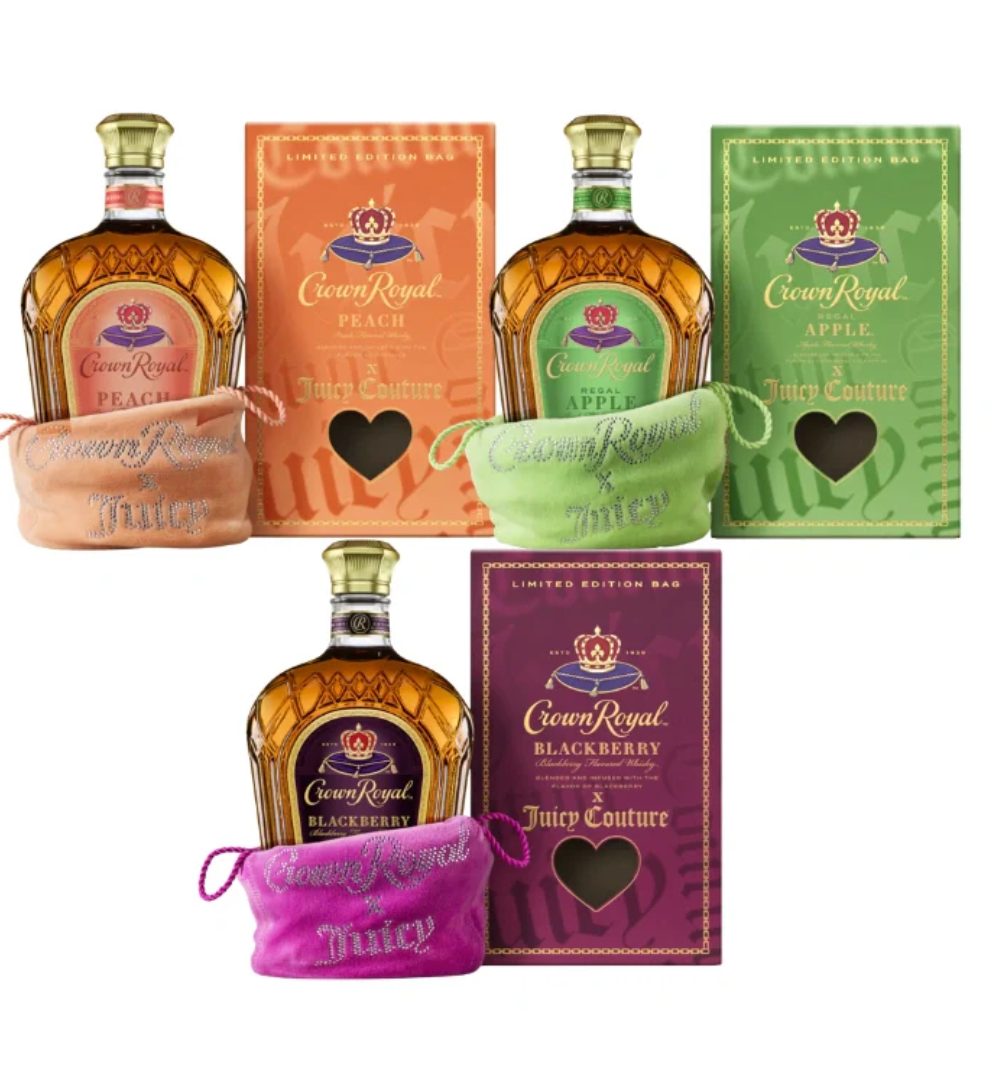 Crown Royal Whisky X Juicy Couture Value Bundle 750mL
