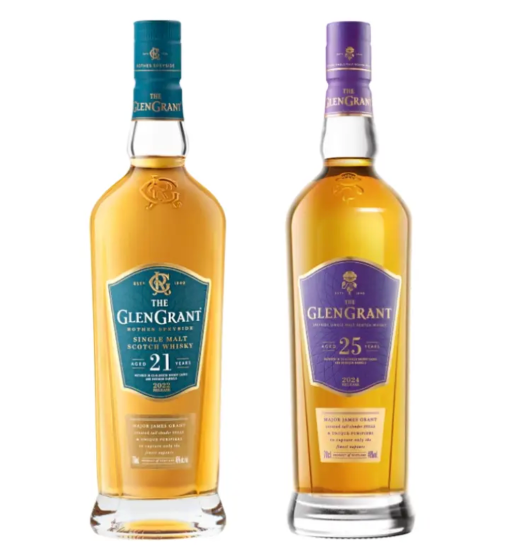 Glen Grant 21 & 25 Year Scotch Whisky Bundle 750mL