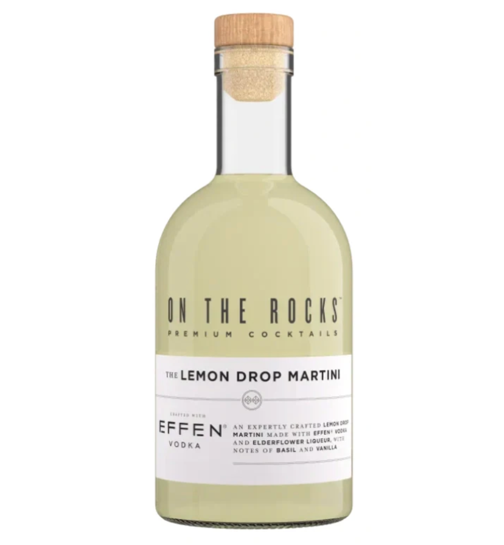 On The Rocks Lemon Drop Martini Cocktail 375mL