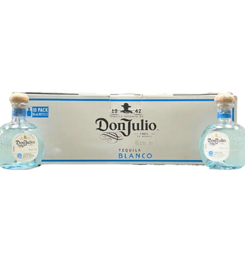 Don Julio Blanco Tequila Shooters 50mL x 10