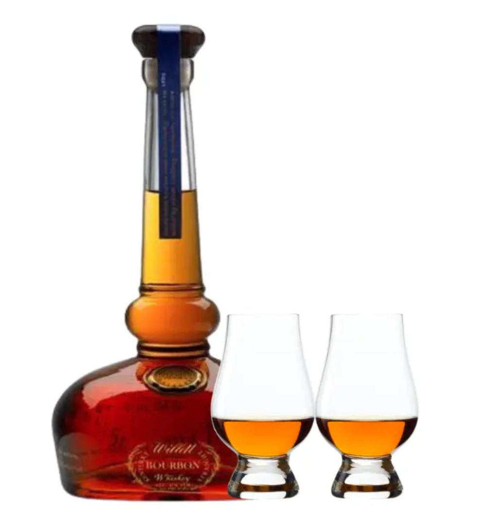 Willett Pot Still Reserve Bourbon Whiskey & Glencairn Set Bundle