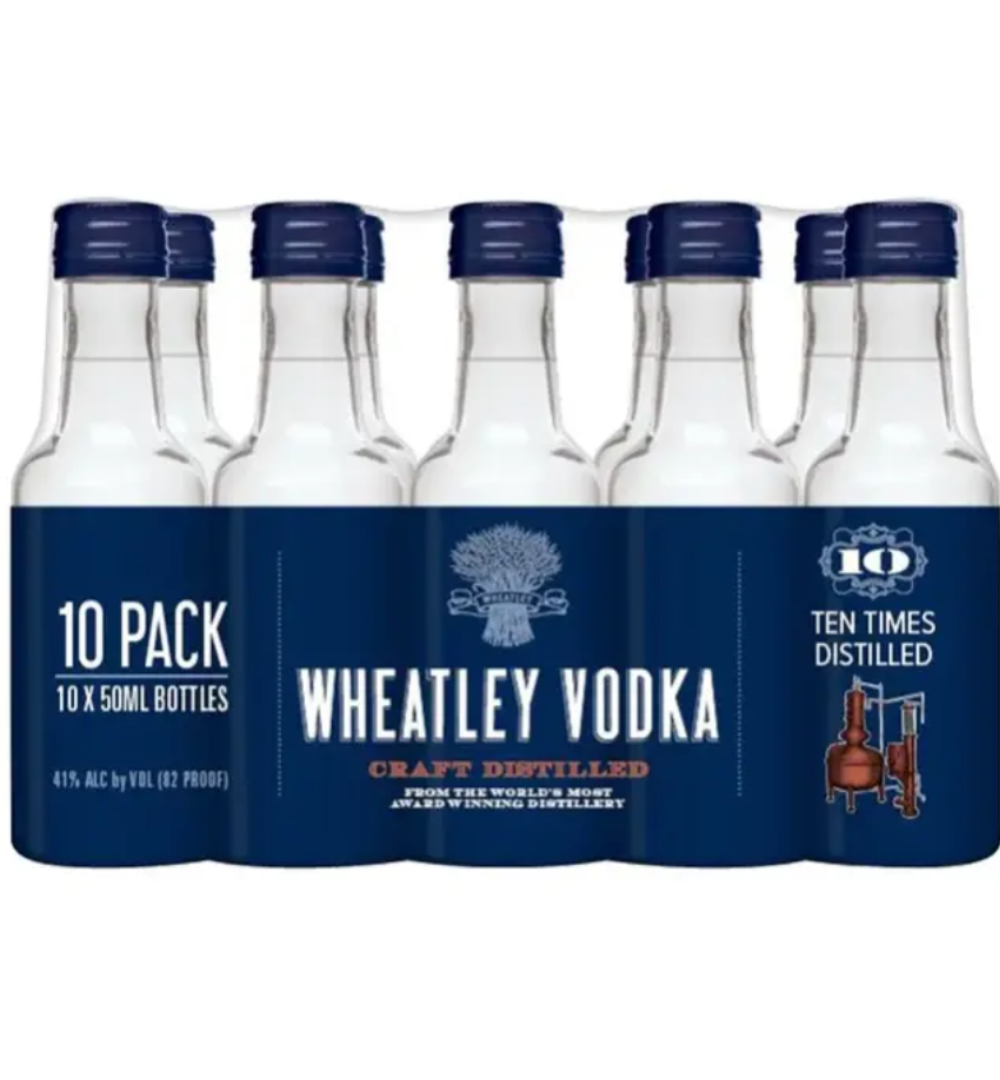 Wheatley Vodka Shooters 10 x 50mL