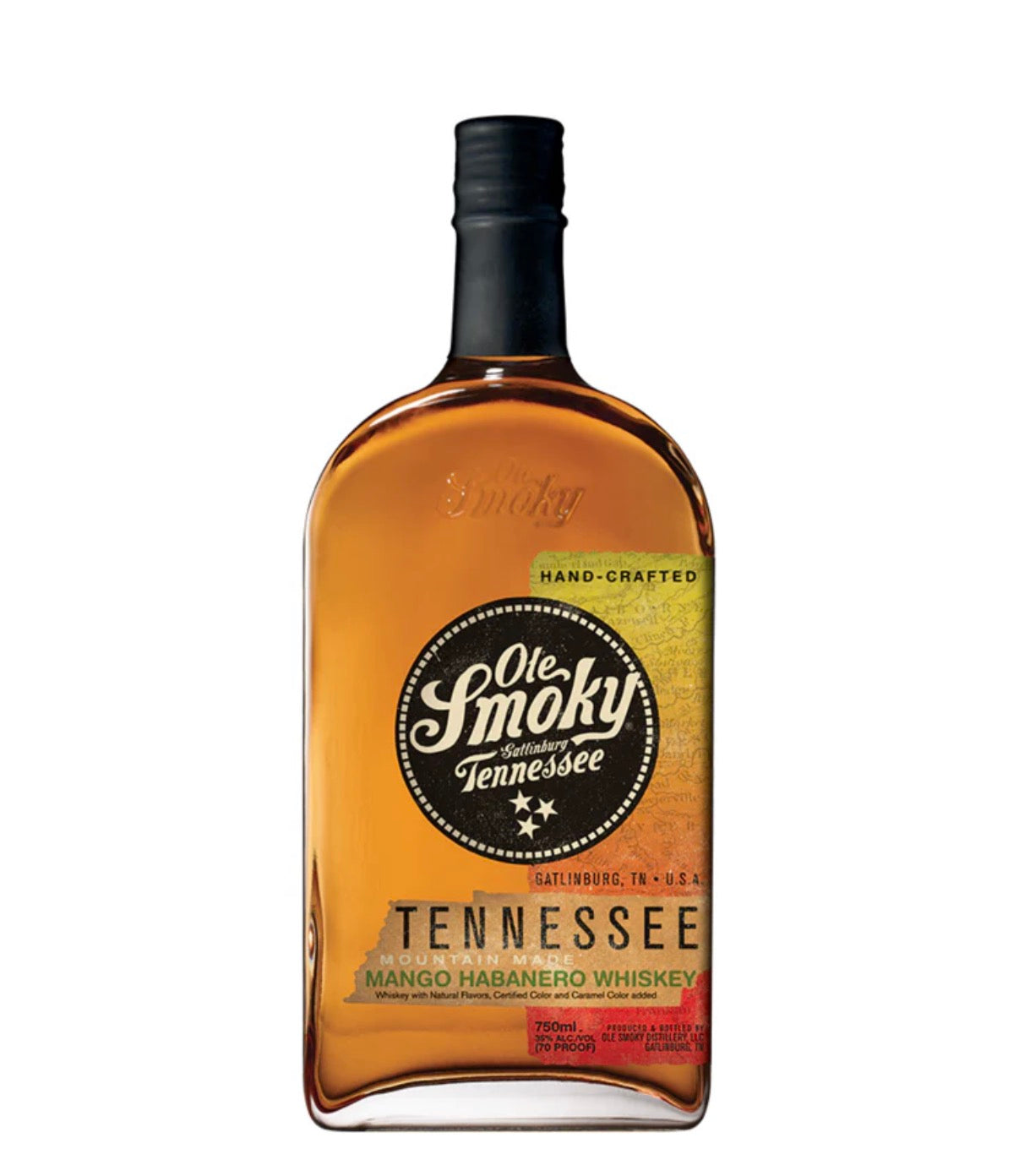 Ole Smoky Mango Habanero Flavored Whiskey Mountain Made 750Ml