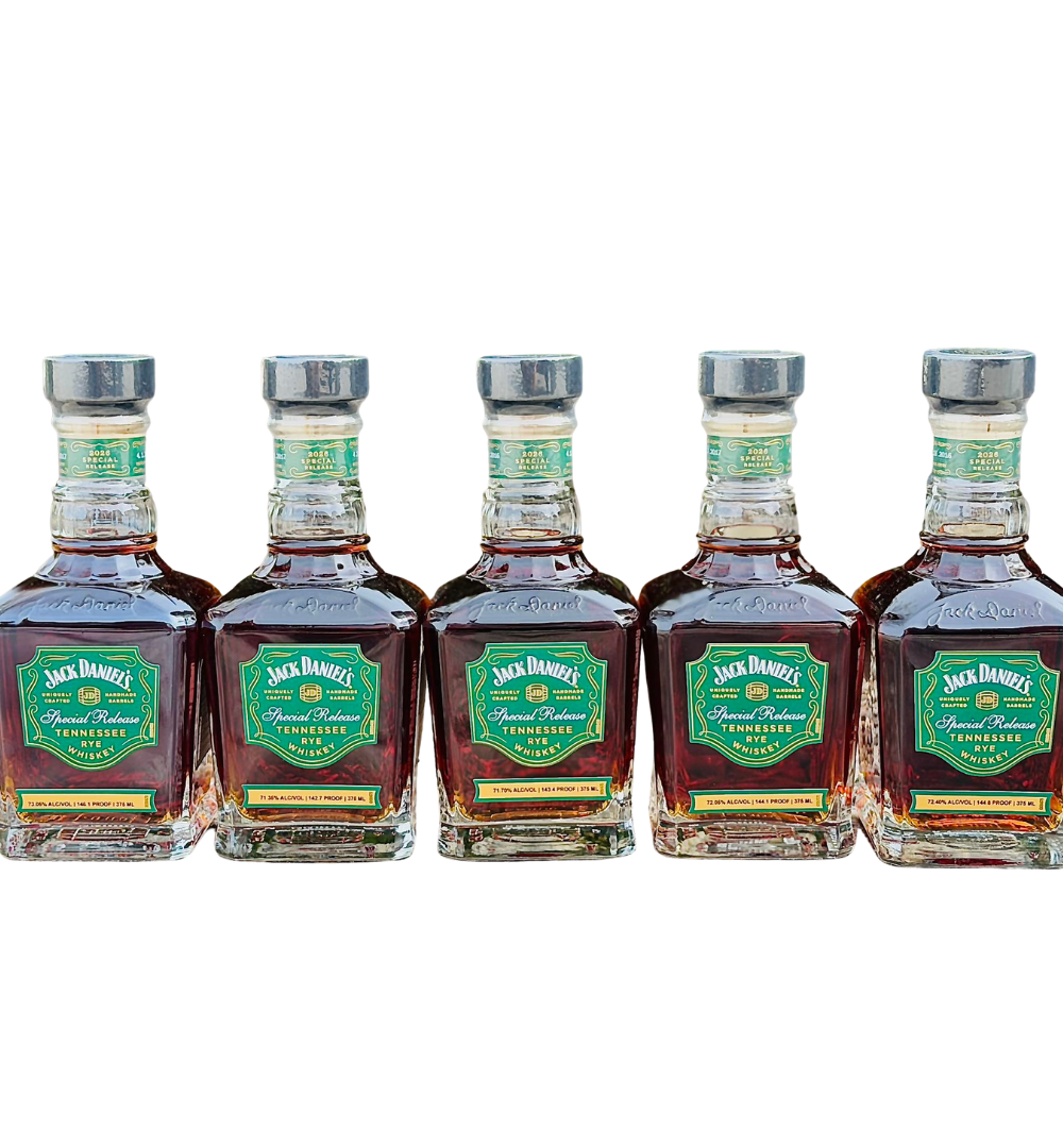 Jack Daniel’s Small Batch Rye Hazmat 5 Bottle Set (375mL)