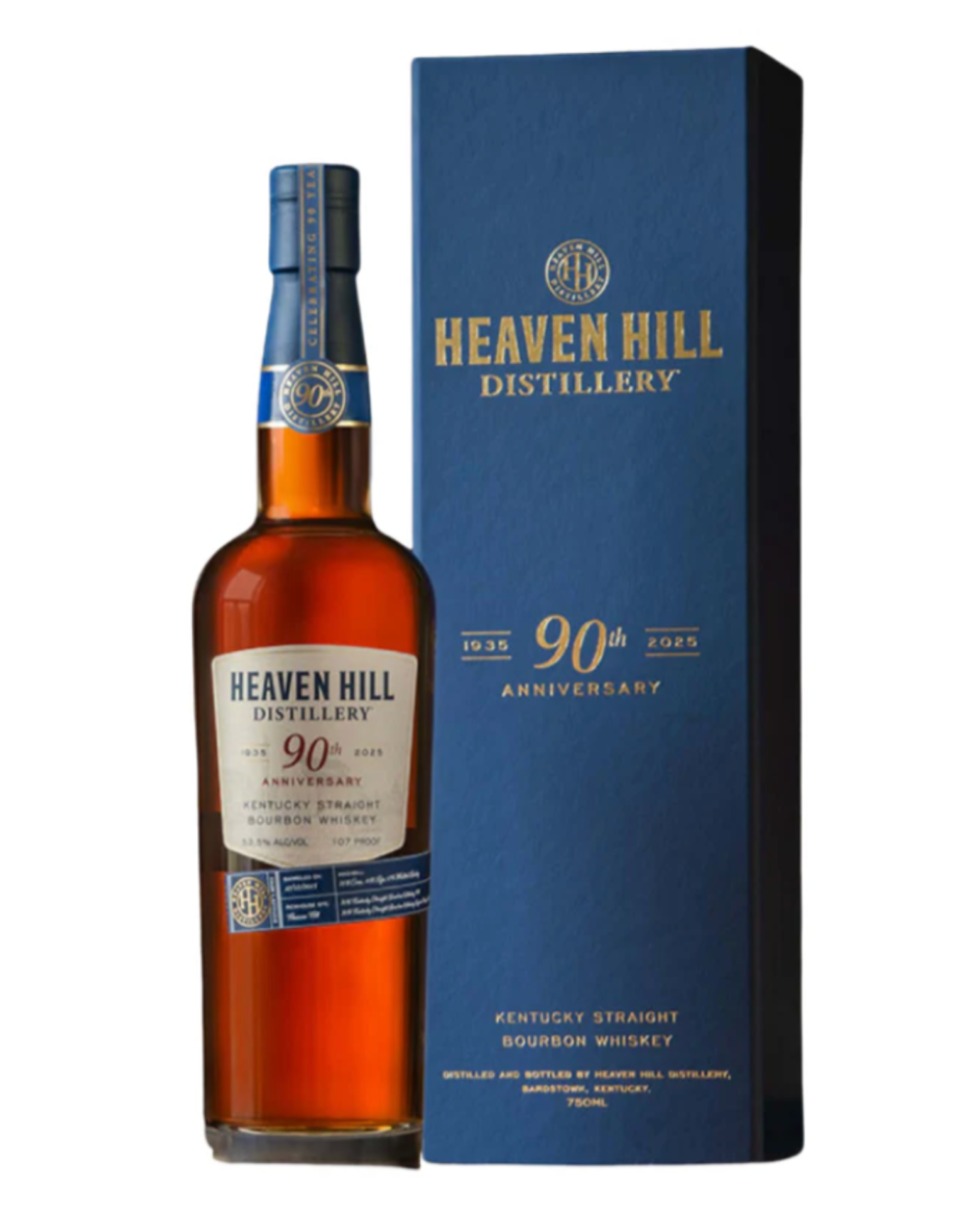 Heaven Hill 90th Anniversary 9 Year Bourbon Whiskey 750 mL