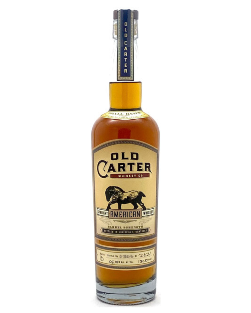Old Carter Straight American Whiskey Barrel Strength Batch #10 750mL
