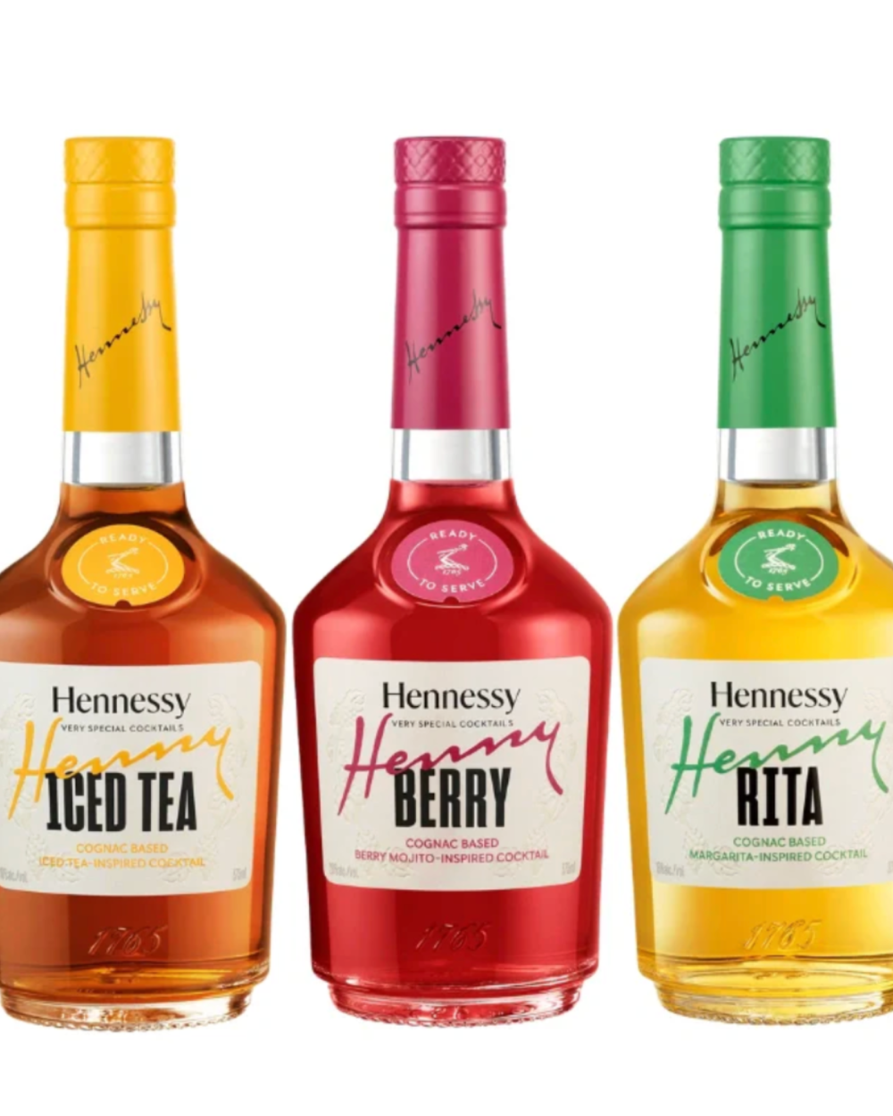 Hennessy Ready-to-Serve Cocktail Variety Bundle 3 x 375mL