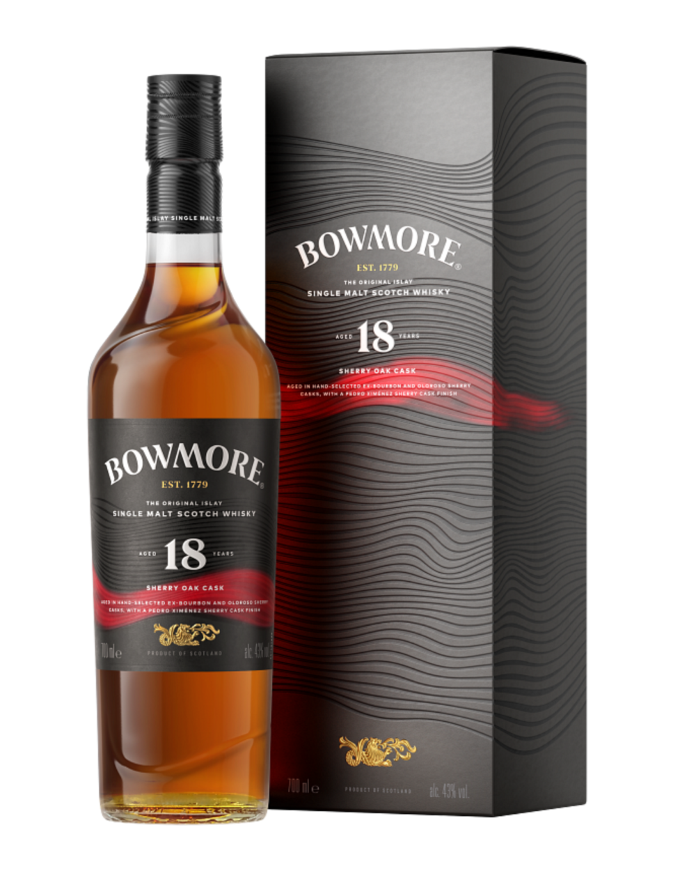 Bowmore 18 Year Old Sherry Cask Scotch 750mL