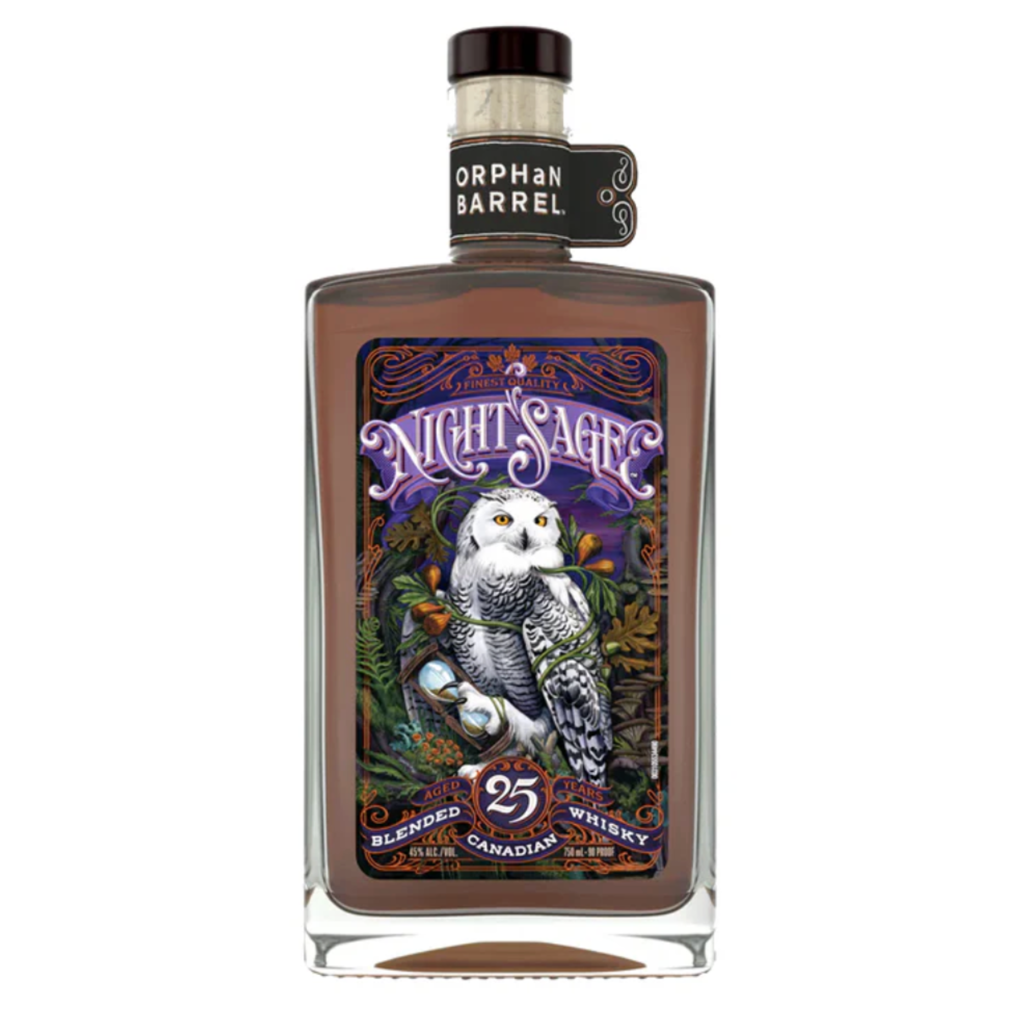 Orphan Barrel Night Sage 25 Year Old Blended Canadian Whisky 750mL