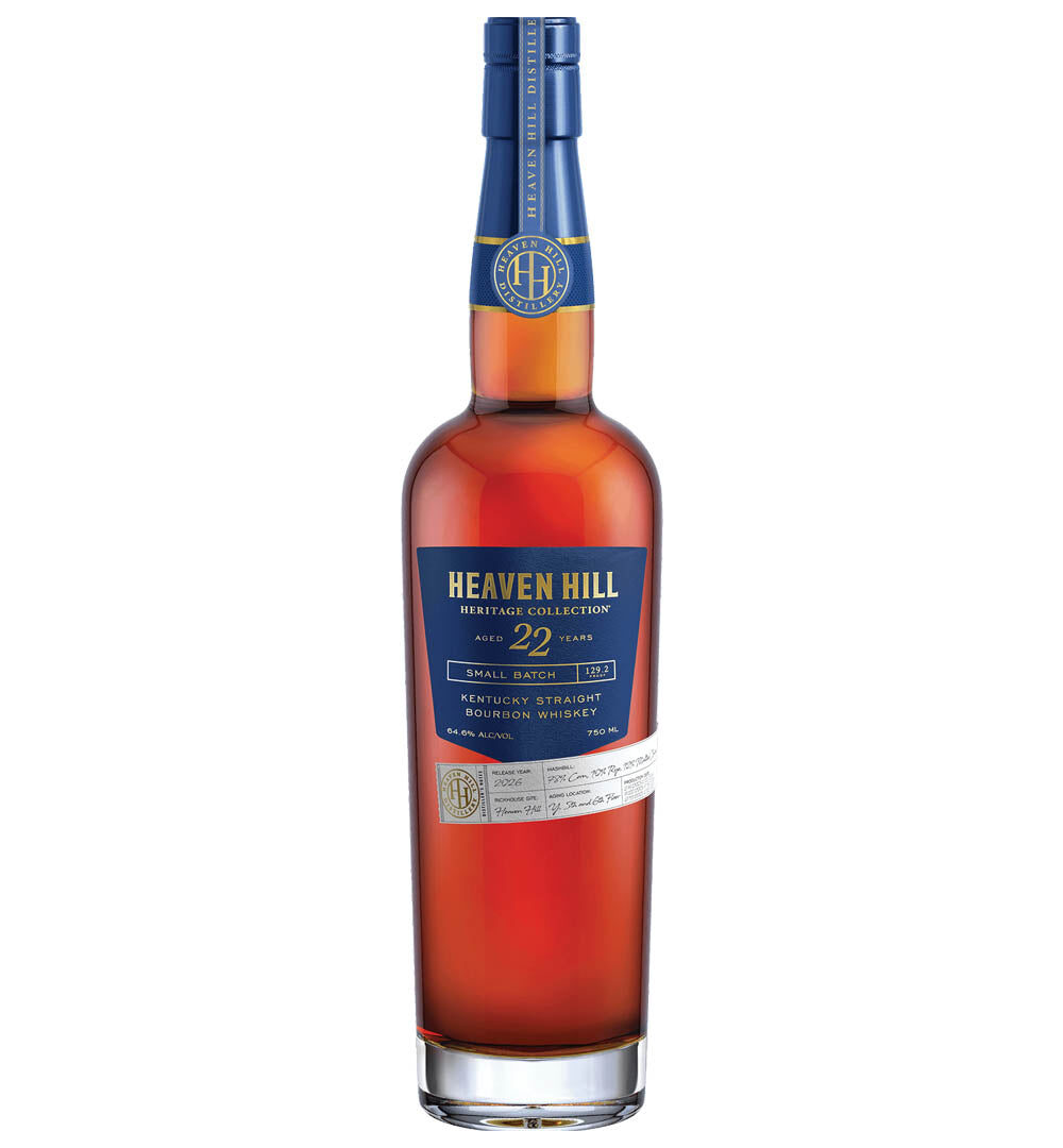 Heaven Hill Heritage Collection 22 Year Barrel Proof Bourbon Whiskey 750 mL