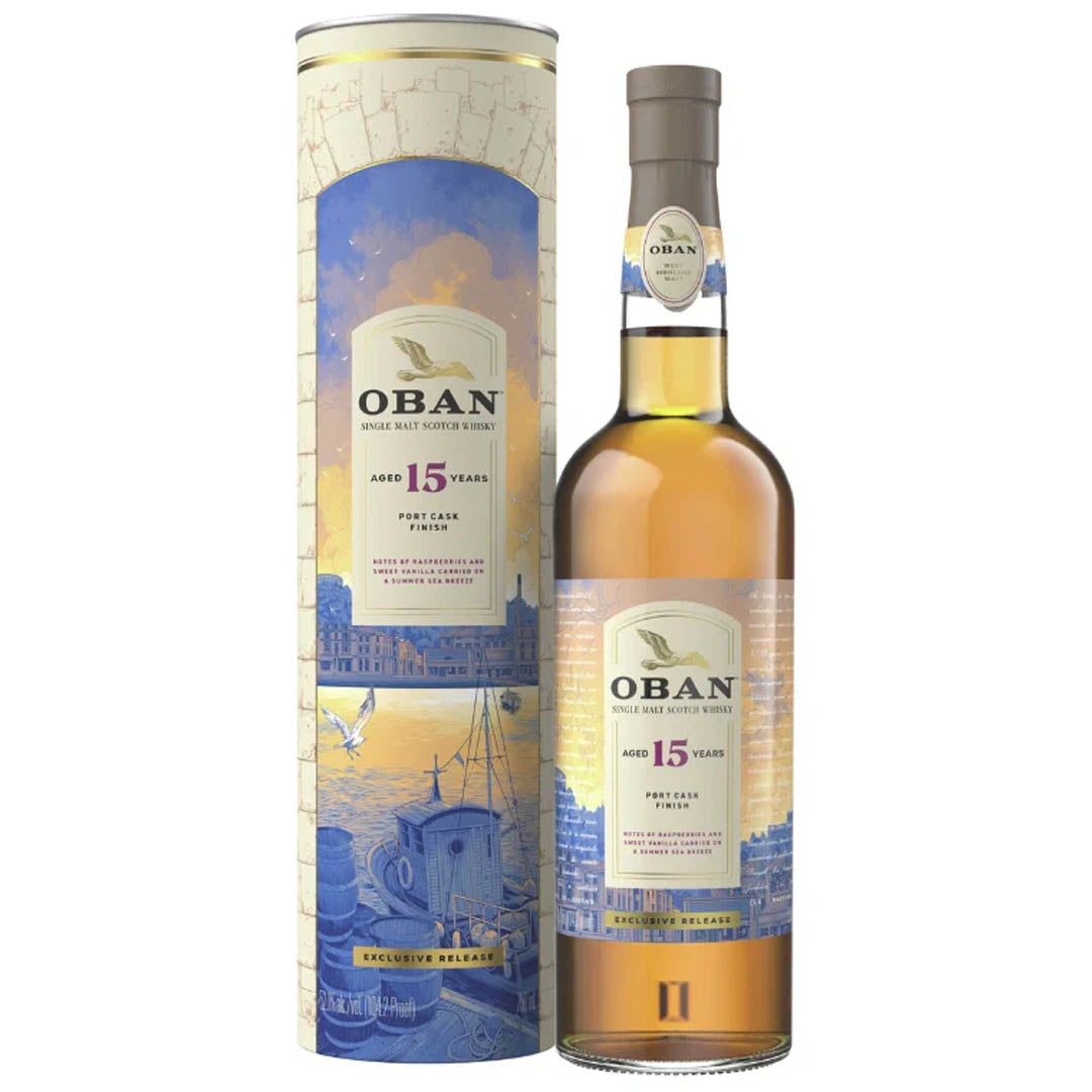 Oban 15 Year Port Cask Finish Scotch Whisky Exclusive Release 750 mL