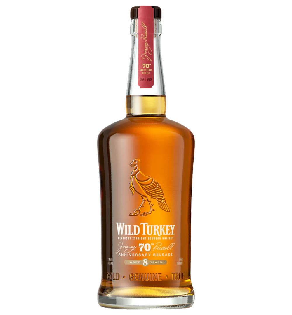 Wild Turkey Jimmy Russell's 70th Anniversary 8 Year Bourbon Whiskey 750 mL